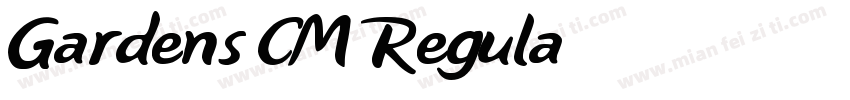 Gardens CM Regula字体转换